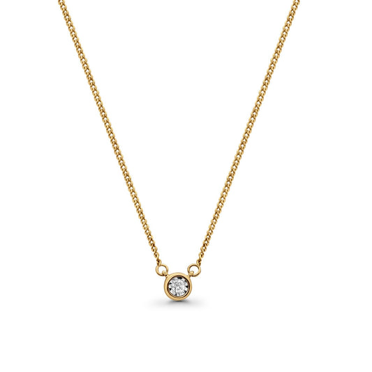 Gold Diamond Pendant