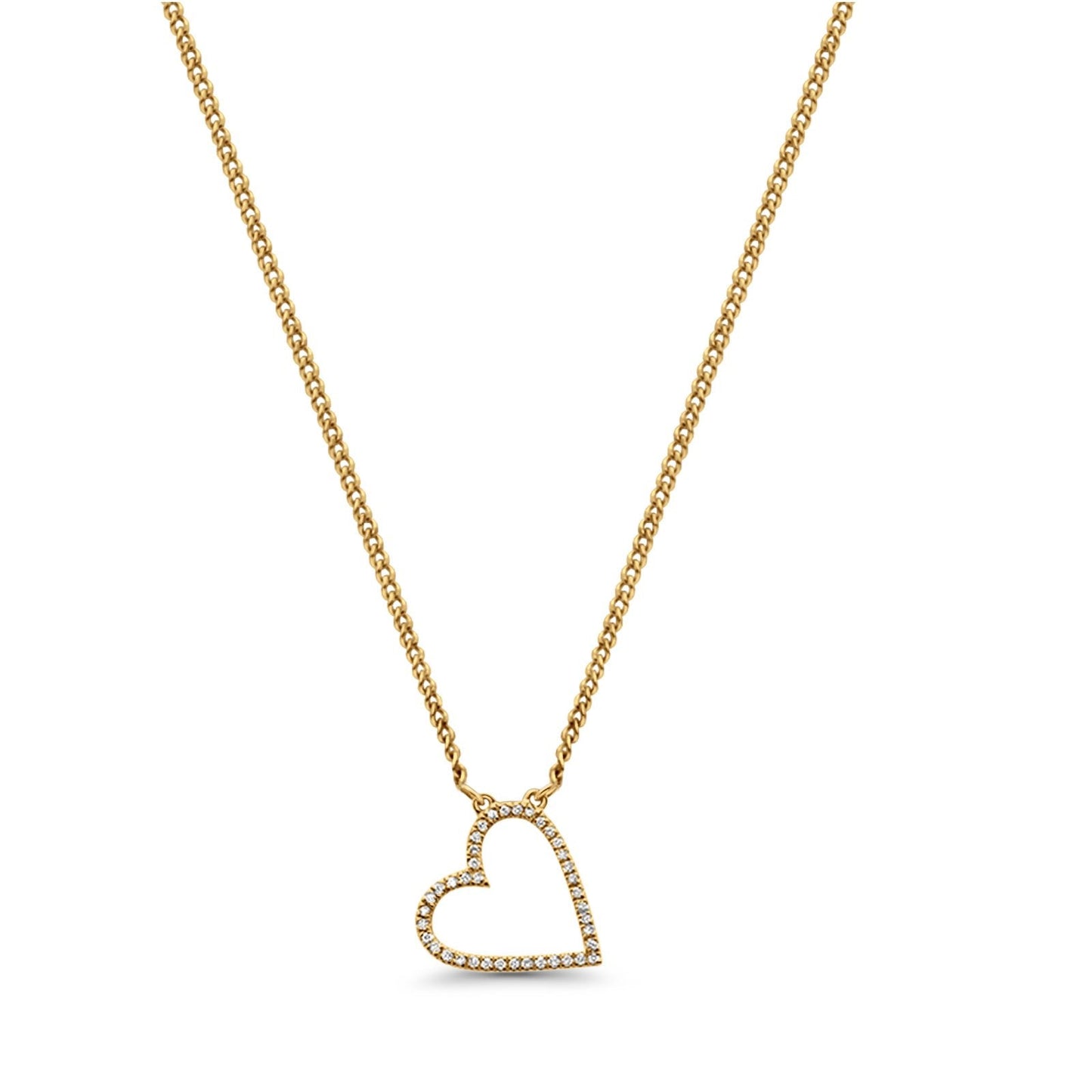 Heart Diamond Necklace