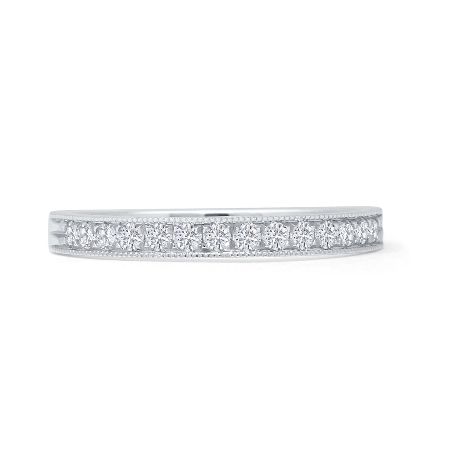 Diamond Wedding Band 0.24ct 14K White Gold Wholesale