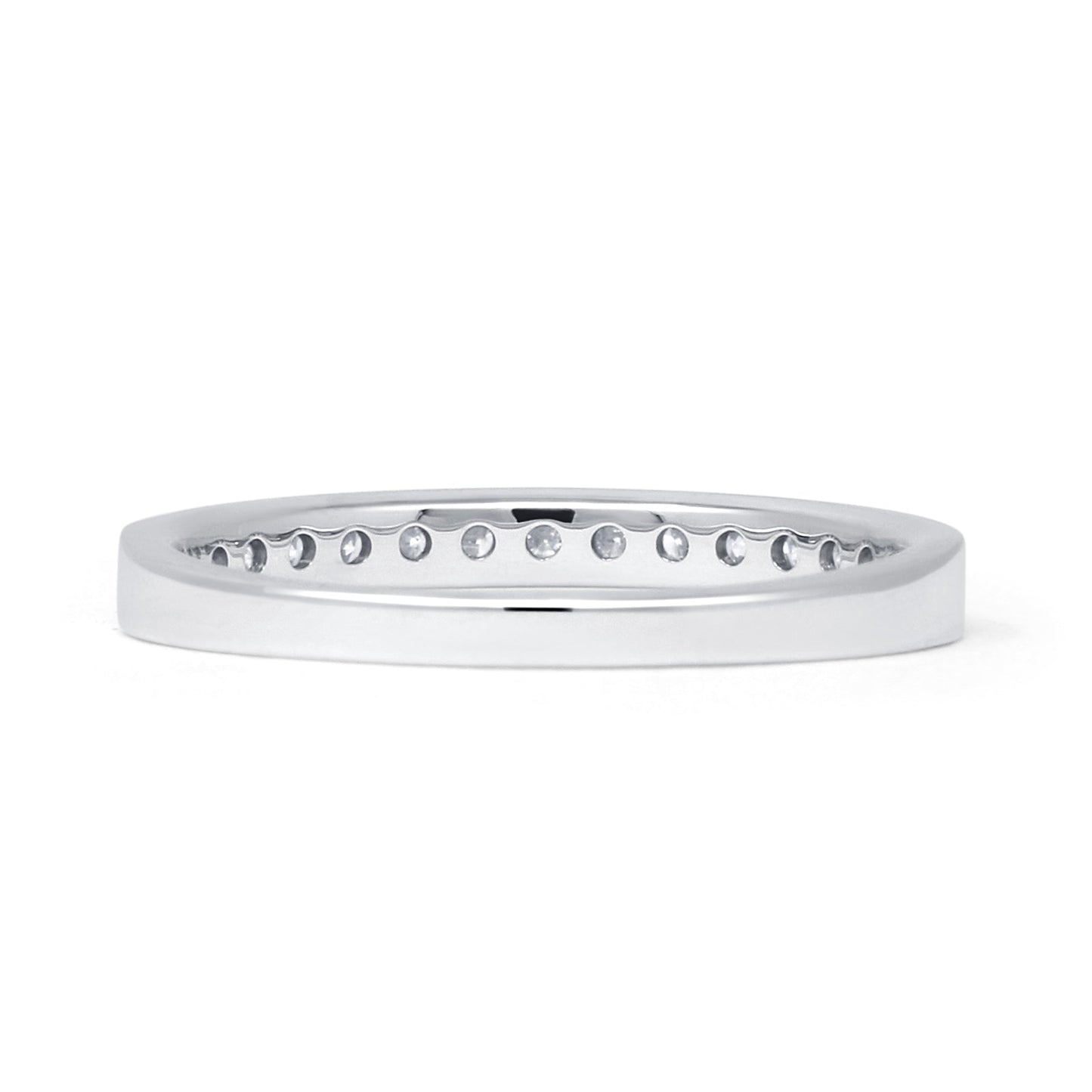 Diamond Wedding Band 0.24ct 14K White Gold Wholesale