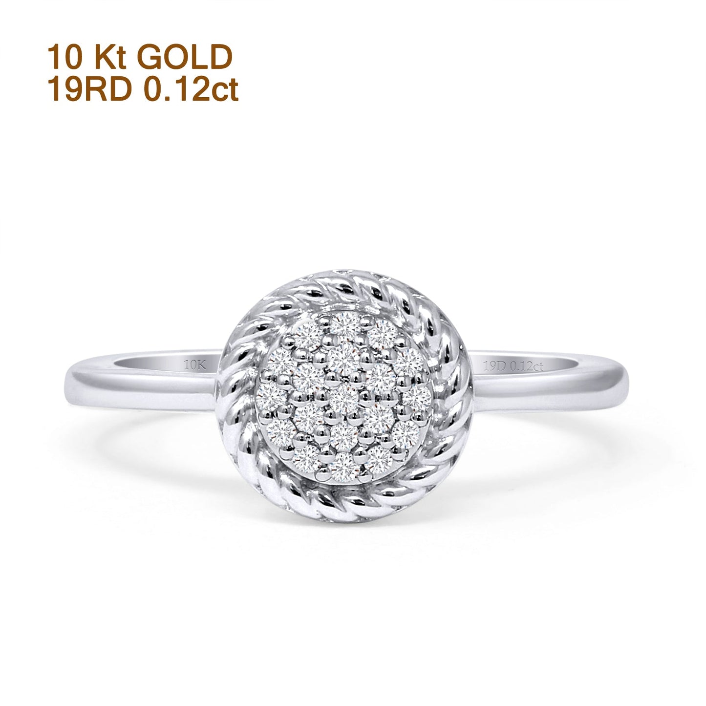 twisted rope diamond ring