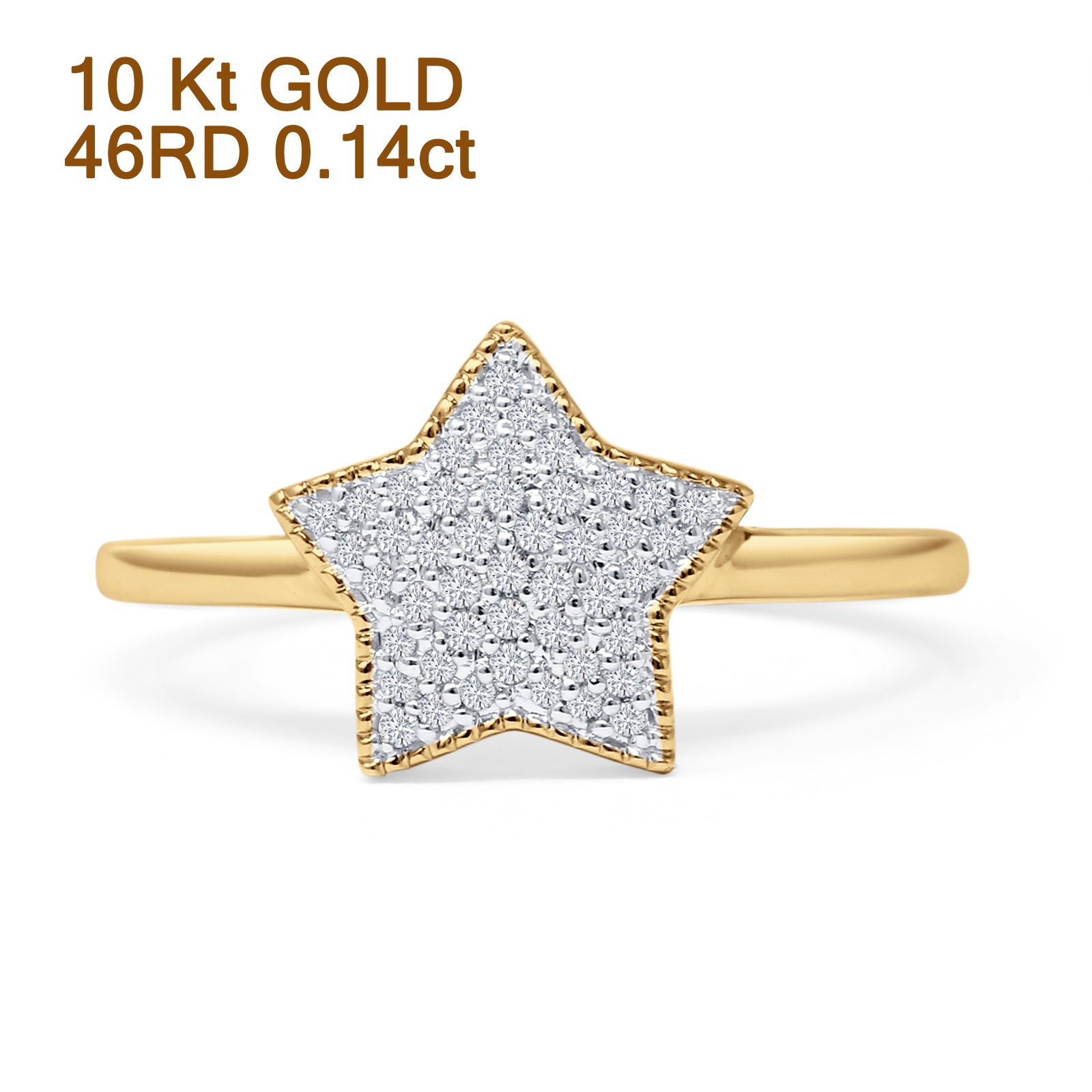 Diamond Star Ring