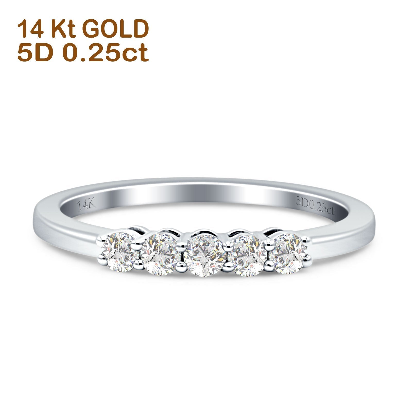 Triangular Band Cluster Natural Diamond Ring