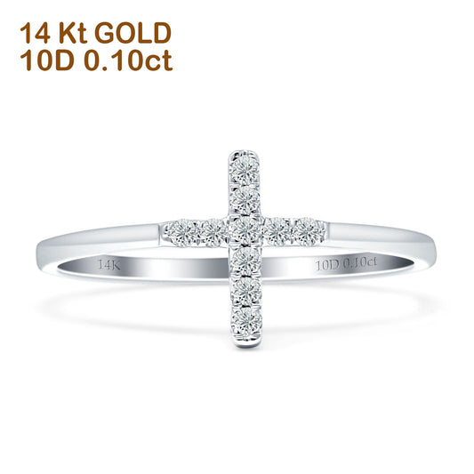 Diamond Cross Ring