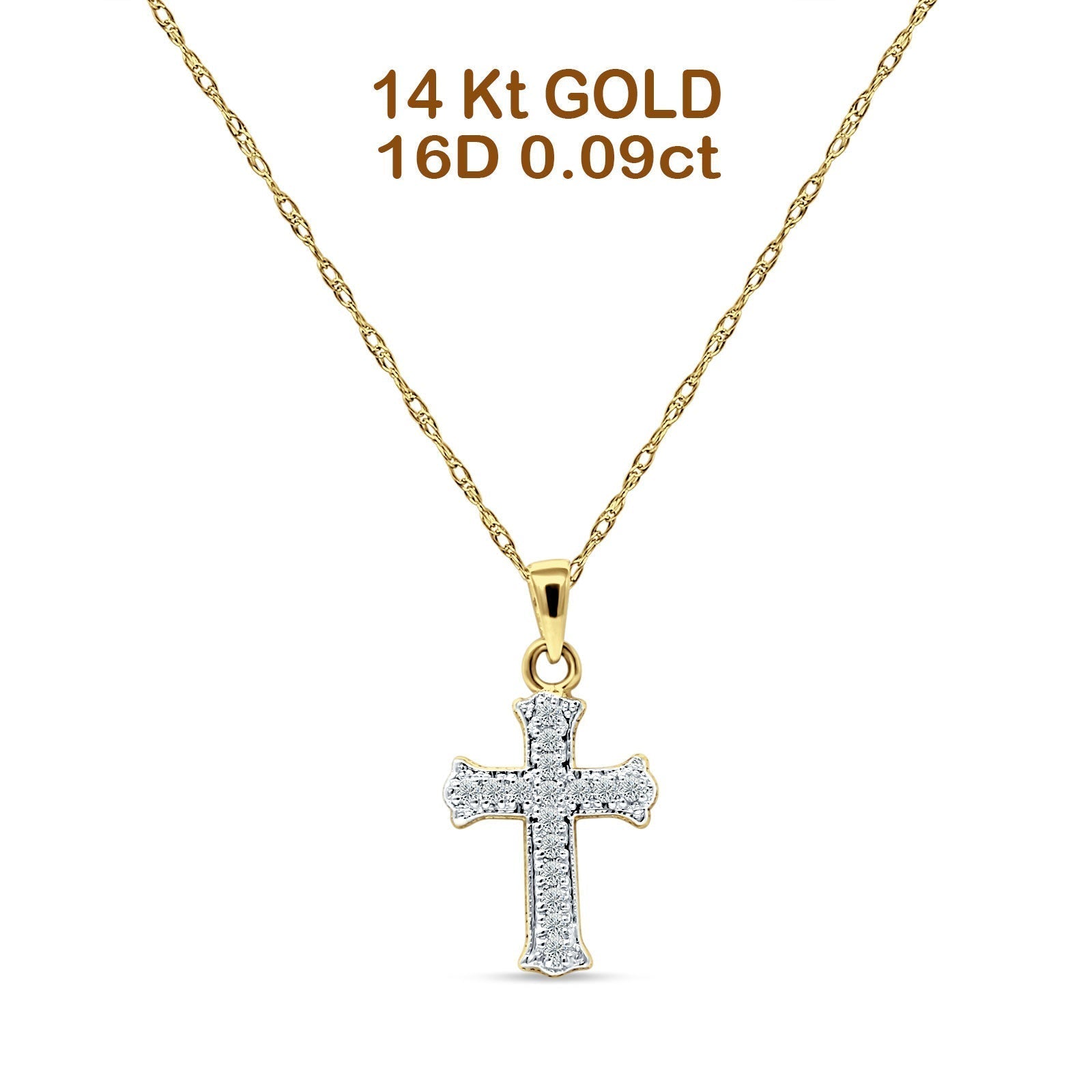 diamond cross pendant necklace